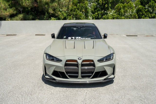 Concourse Dry Carbon Front Lip Spoiler for BMW G80 M3, G81 M3 Touring & G82 M4-Exterior-Silicon Valley Bimmer