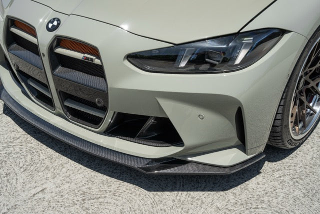 Concourse Dry Carbon Front Lip Spoiler for BMW G80 M3, G81 M3 Touring & G82 M4-Exterior-Silicon Valley Bimmer