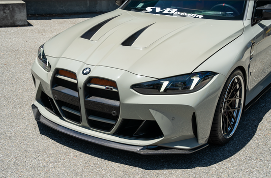 Concourse Dry Carbon Front Lip Spoiler for BMW G80 M3, G81 M3 Touring & G82 M4-Exterior-Silicon Valley Bimmer