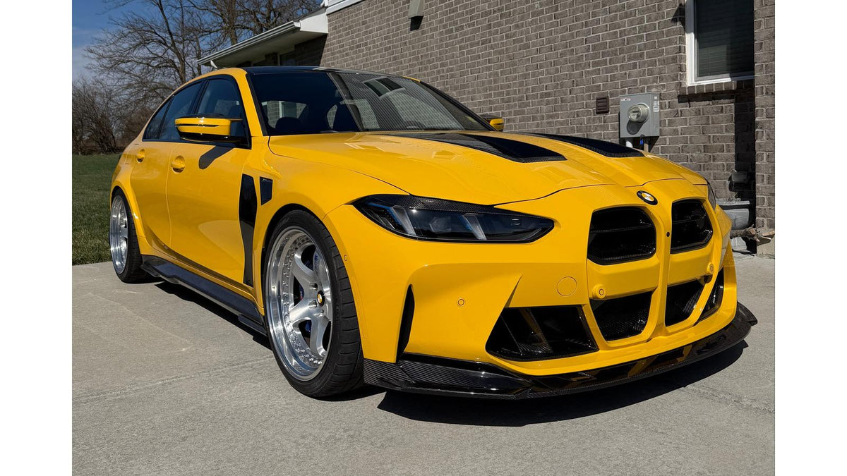 NWCarbon Haus G8X SQ Style Carbon Fiber Side Skirts