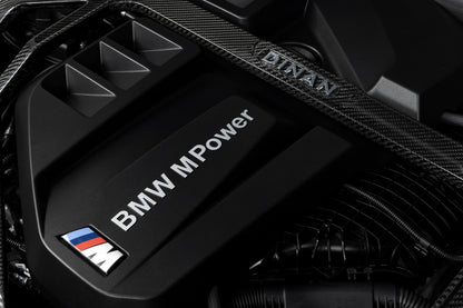 Dinan Gloss Carbon Fiber Strut Tower Brace - 2021-2026 BMW M2/M3/M4-Suspension-Silicon Valley Bimmer