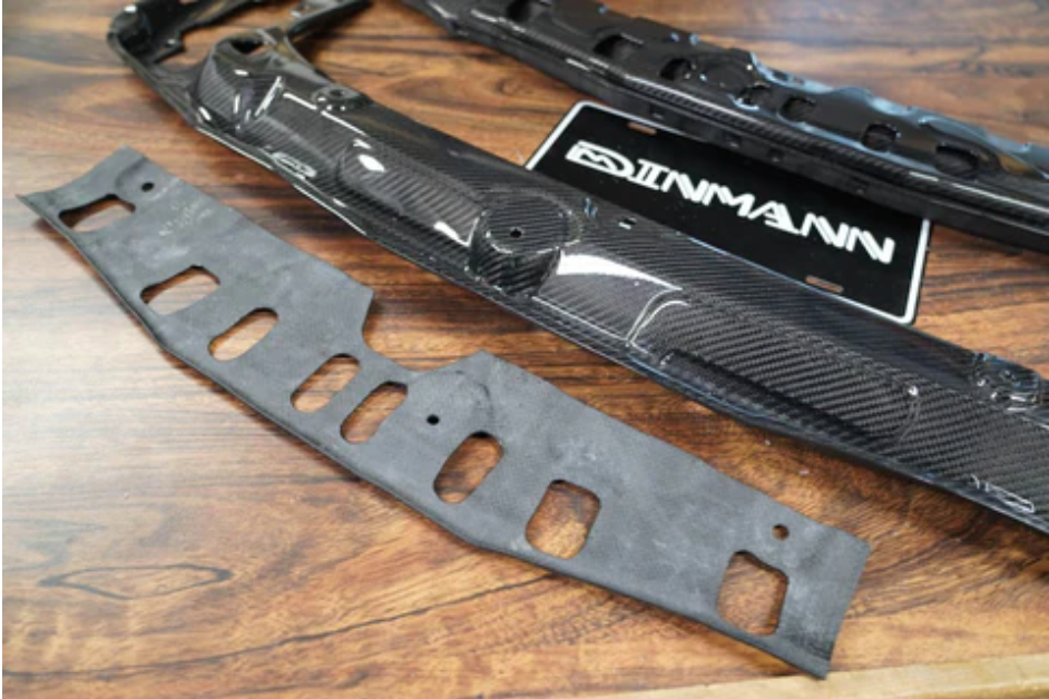 Dinmann BMW Carbon Fiber Radiator Support Brace For F8X M2 M3 M4 and F2x, F3x, F4x Series-Exterior-Silicon Valley Bimmer
