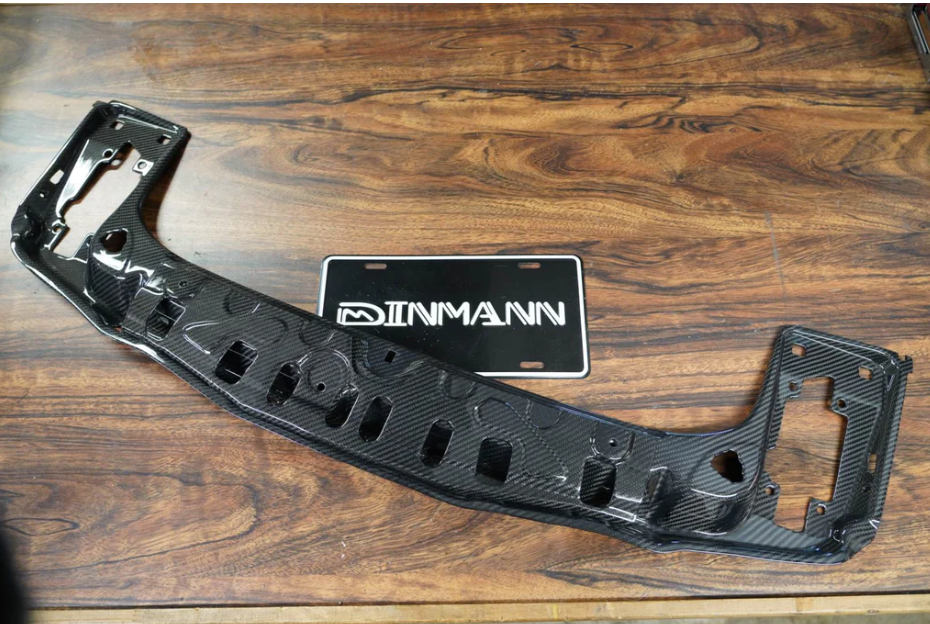 Dinmann BMW Carbon Fiber Radiator Support Brace For F8X M2 M3 M4 and F2x, F3x, F4x Series-Exterior-Silicon Valley Bimmer