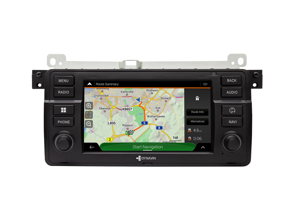 Dynavin D9-E46 Multimedia Stereo System for BMW 3 Series 1998-2006 with OEM navigation-Sound & Audio-Silicon Valley Bimmer