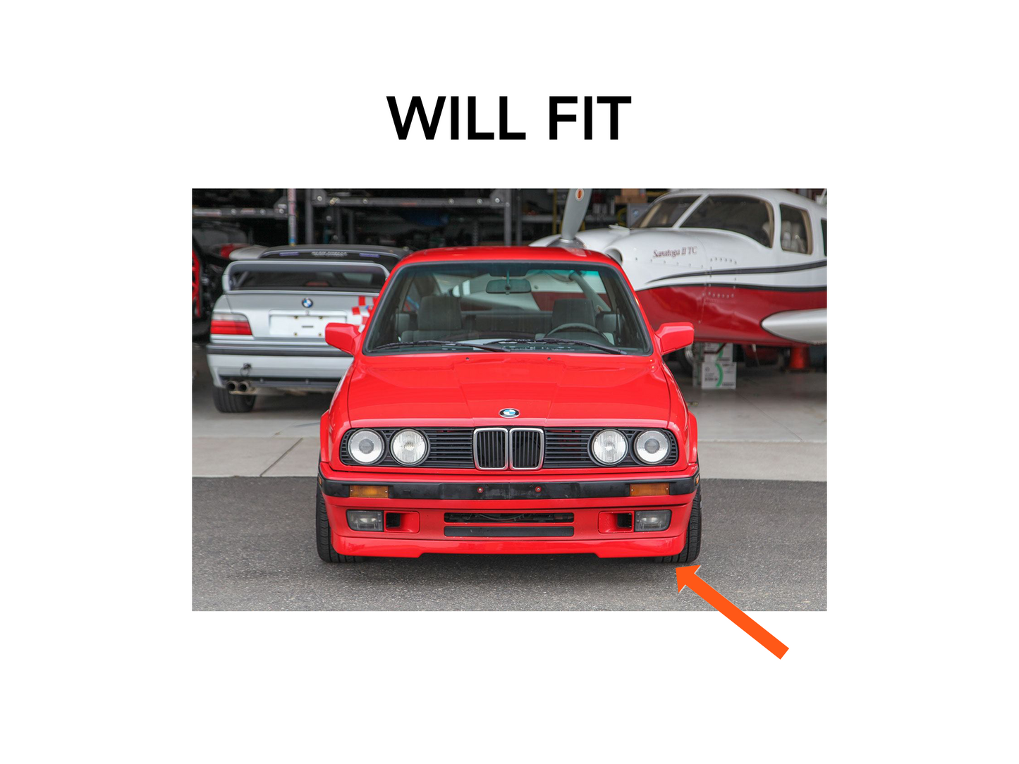 E30 Sport Front Lip (IS Style)-Exterior-Silicon Valley Bimmer
