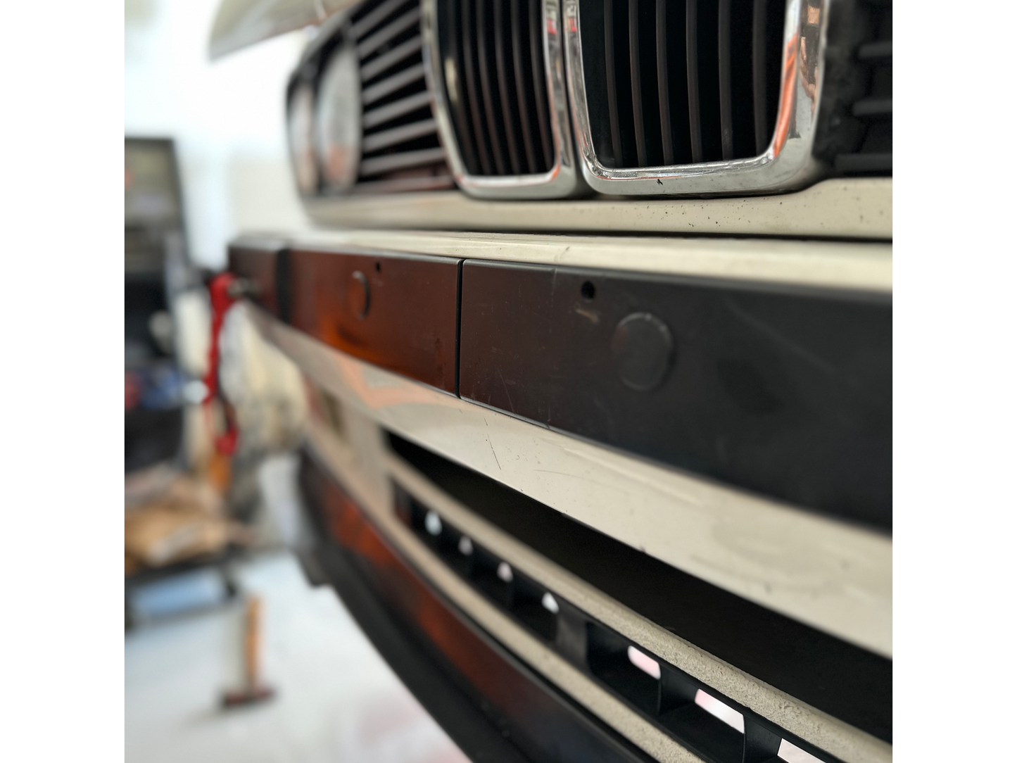 E30 Late Model Front Plate Plugs-Exterior-Silicon Valley Bimmer