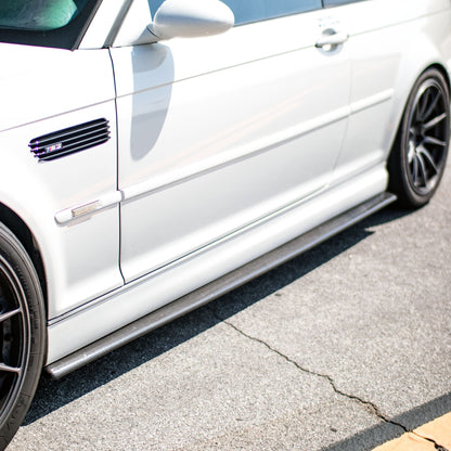 E46 M3 Suvneer Motorsports™ Carbon Fiber Side Skirt Extensions-Exterior-Silicon Valley Bimmer