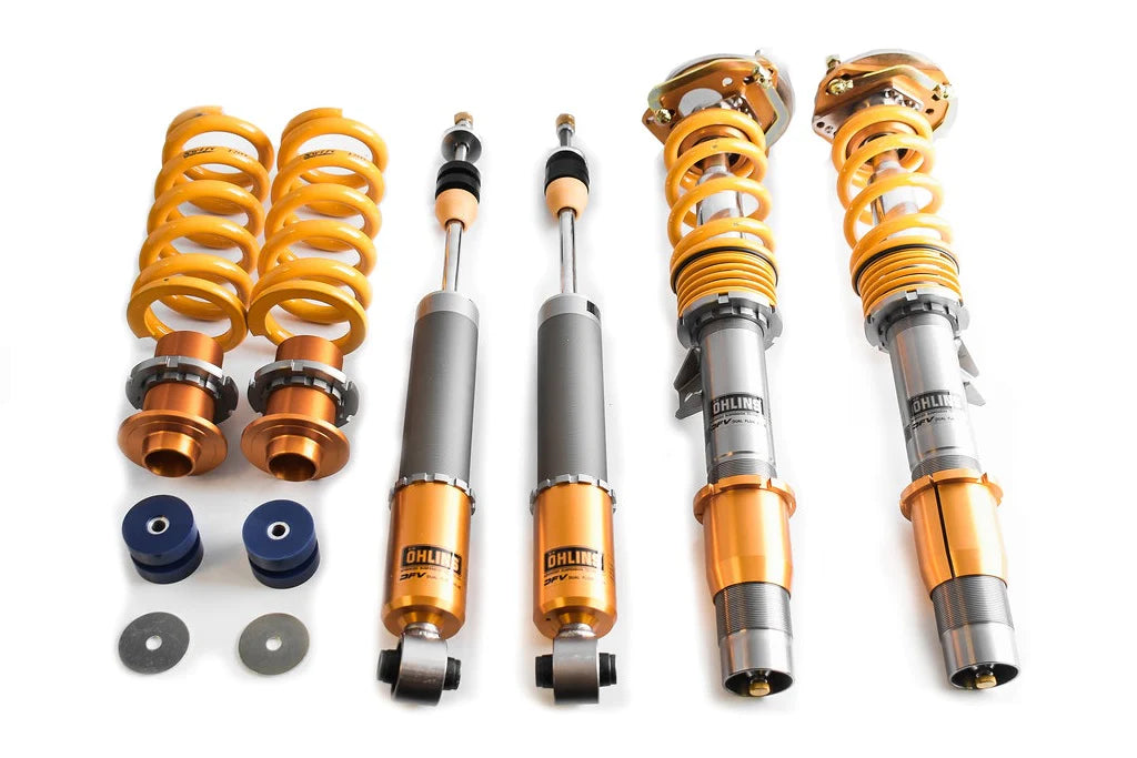 Ohlins E46 M3 DEDICATED Track-ready, pre-tuned monotube packages.