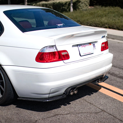 Suvneer MX Designed E46 Carbon Fiber Rear Splitters