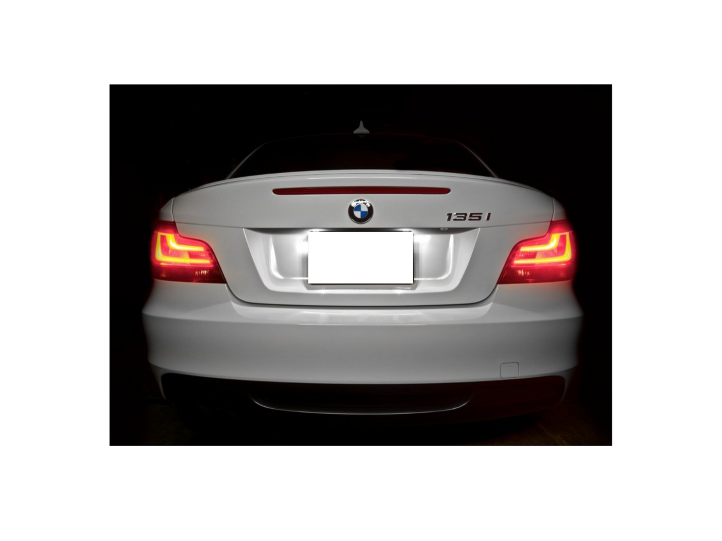 E8X LED License Plate Lights-Exterior-Silicon Valley Bimmer