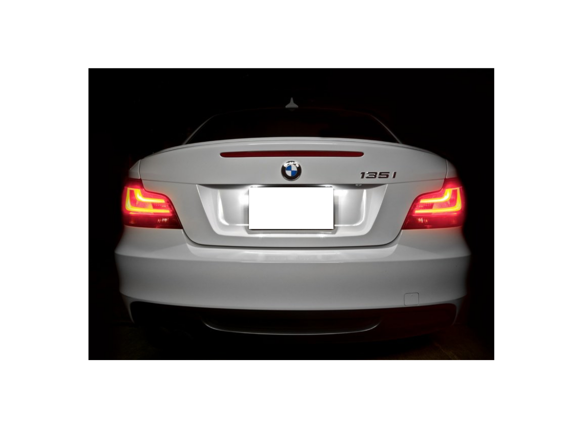 E8X LED License Plate Lights-Exterior-Silicon Valley Bimmer