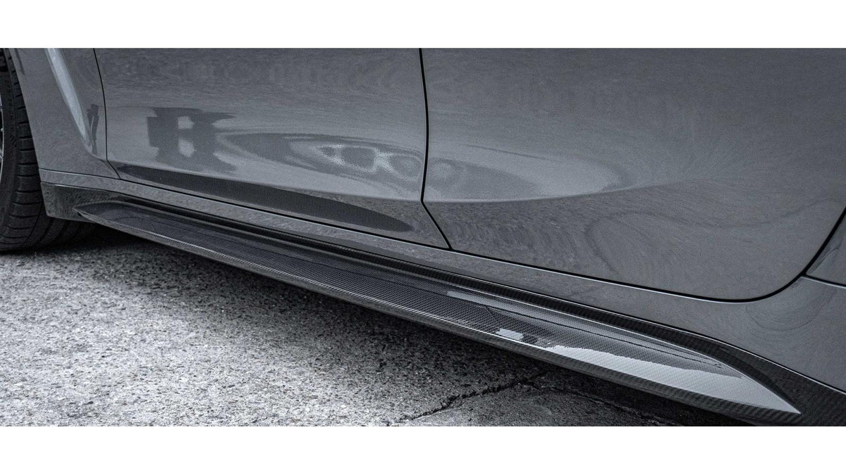 NWCarbon Haus G8X OEM Dry Carbon Fiber Side Skirts