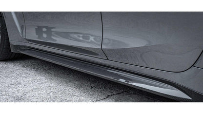 NWCarbon Haus G8X OEM Dry Carbon Fiber Side Skirts