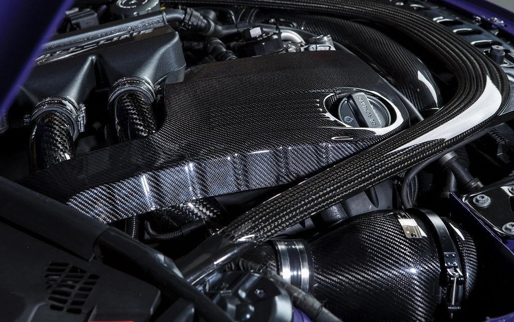 Eventuri BMW F8X M2C M3 M4 S55 Black Carbon Charge Pipe Set - Gloss-Performance-Silicon Valley Bimmer