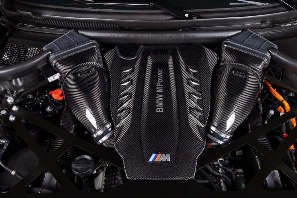 Eventuri F9X X5M / X6M / G09 XM / M60i Carbon Turbo Inlet Set-Performance-Silicon Valley Bimmer
