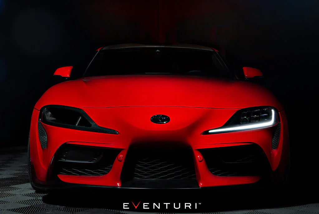 Eventuri Toyota A90 Supra Black Carbon Headlamp Duct-Exterior-Silicon Valley Bimmer