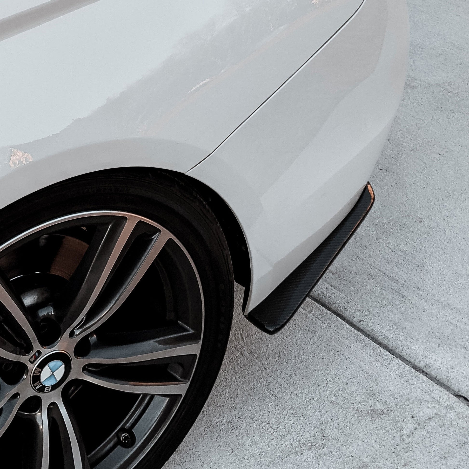 F32 Suvneer Motorsports™ Carbon Fiber Rear Bumper Splitters-Exterior-Silicon Valley Bimmer