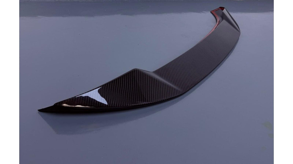 NWCarbon Haus G87 Dry Carbon Fiber V Style High Kick Trunk Spoiler