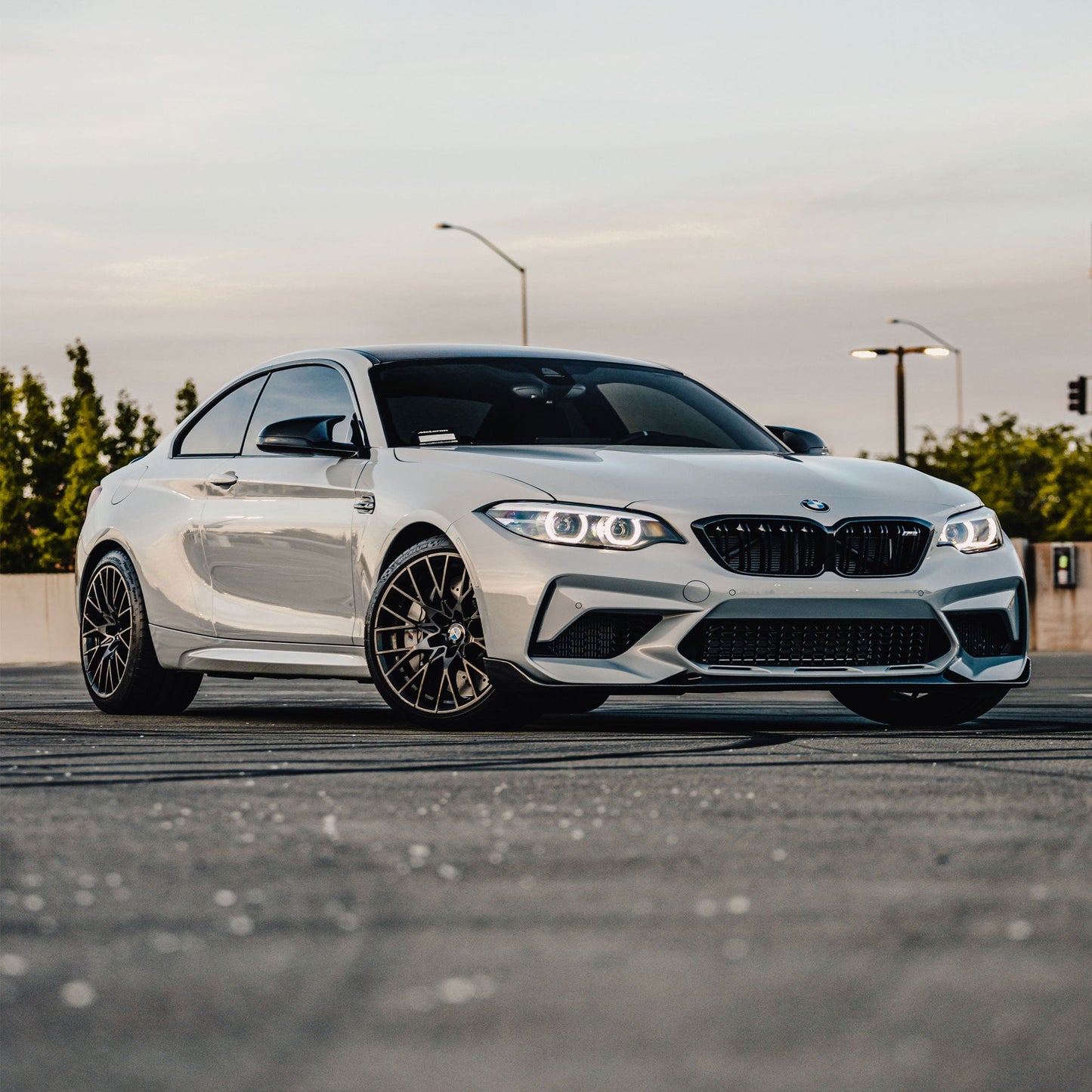 F87 M2 Comp Designed Carbon Fiber Front Lip-Exterior-Silicon Valley Bimmer