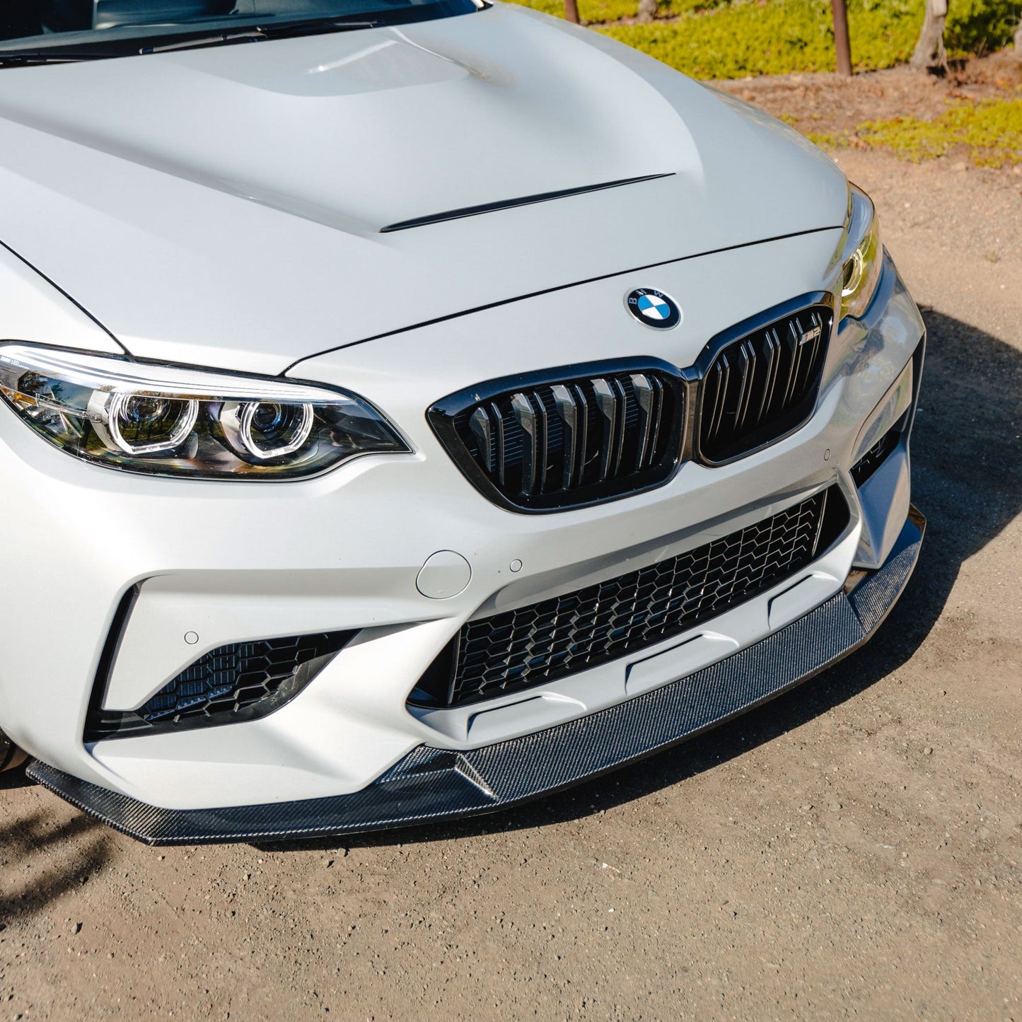 F87 M2 Comp Suvneer Motorsports™ Carbon Fiber Front Lip-Exterior-Silicon Valley Bimmer