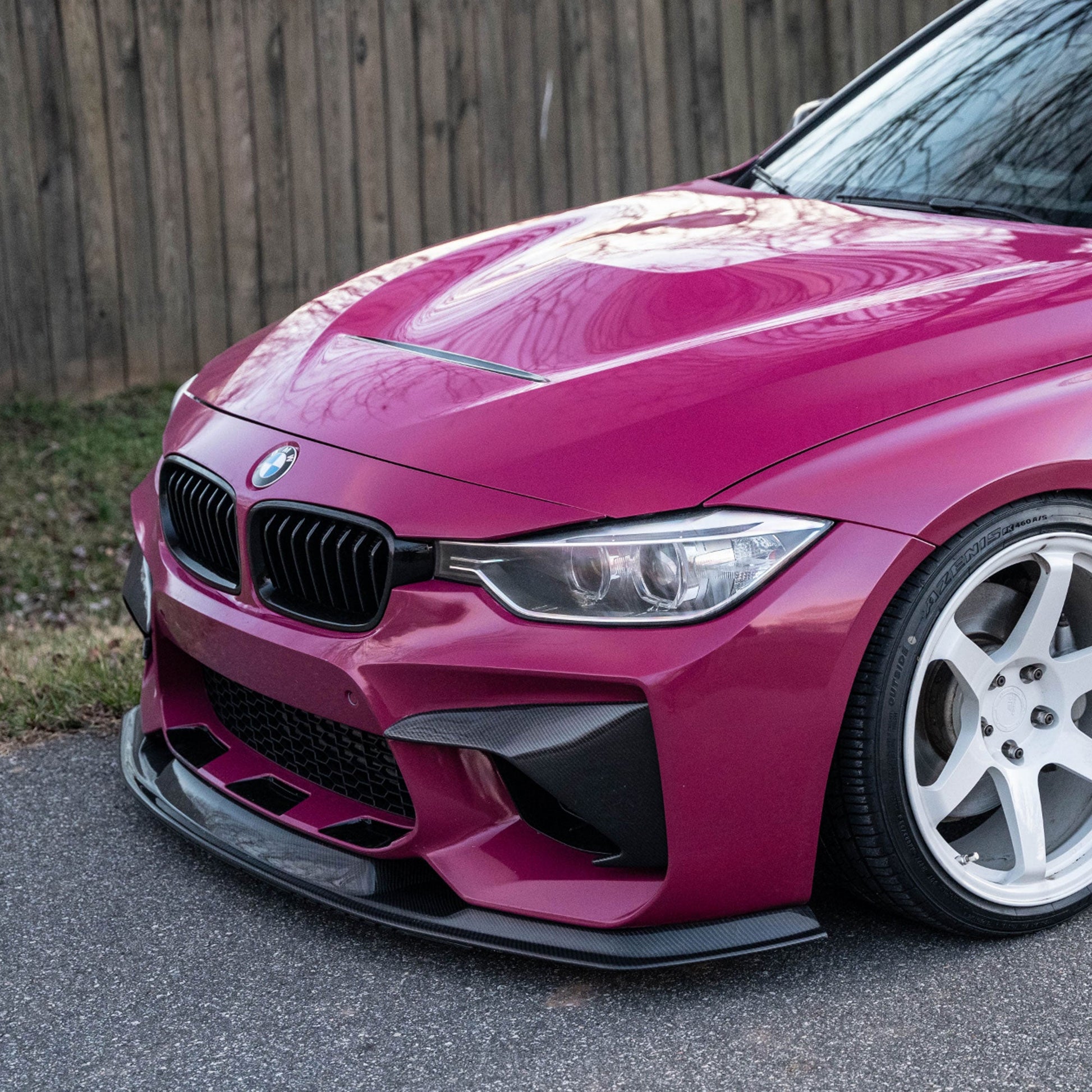 F87 M2 Suvneer Motorsports™ Carbon Fiber Bumper Fangs-Exterior-Silicon Valley Bimmer