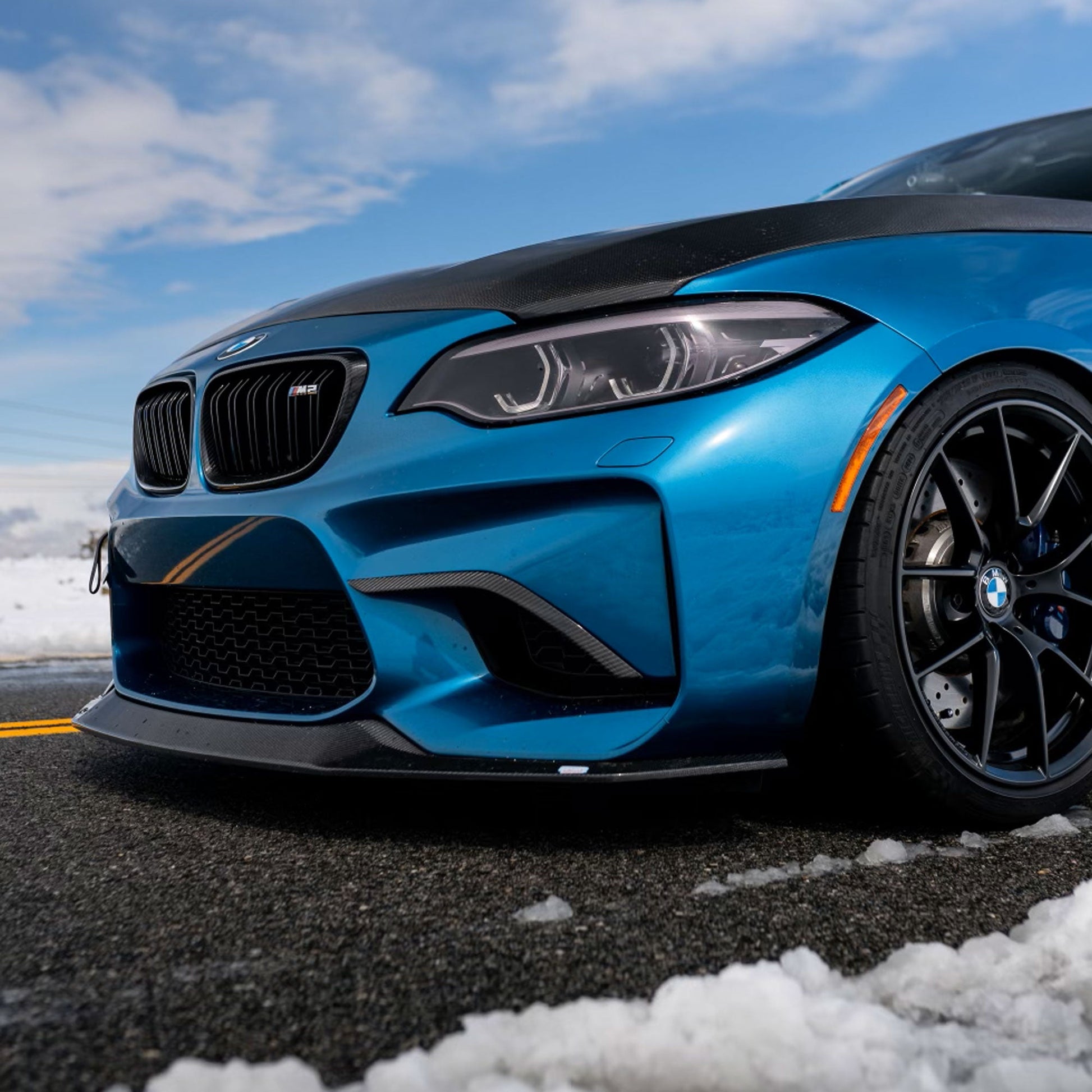 F87 Suvneer Motorsports™ Carbon Fiber Front Lip-Exterior-Silicon Valley Bimmer