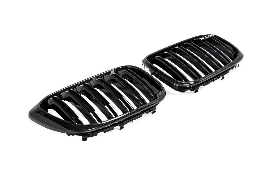 IND F97 X3M / F98 X4M Pre-LCI Carbon Front Grille Set