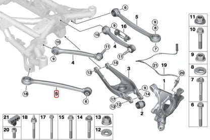 Fall-Line Motorsports G8X / F8X Rear Lower Tension Arm Set