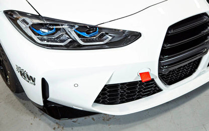 Fall-Line Motorsports G8X M2 / M3 / M4 Tow Strap - Front-Exterior-Silicon Valley Bimmer