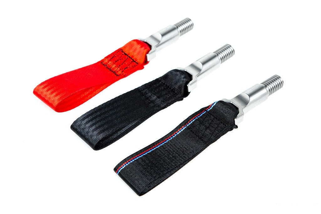 Fall-Line Motorsports G8X M2 / M3 / M4 Tow Strap - Front-Exterior-Silicon Valley Bimmer