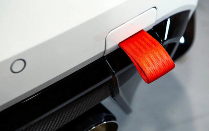 Fall-Line Motorsports G8X M2 / M3 / M4 Tow Strap - Rear-Exterior-Silicon Valley Bimmer