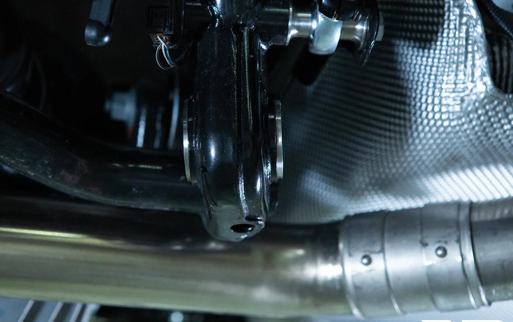 Fall-Line Motorsports G8x / F8x / E9x / E82 Rear Lower Control Arm Cup Subframe Bearing Set-Suspension-Silicon Valley Bimmer