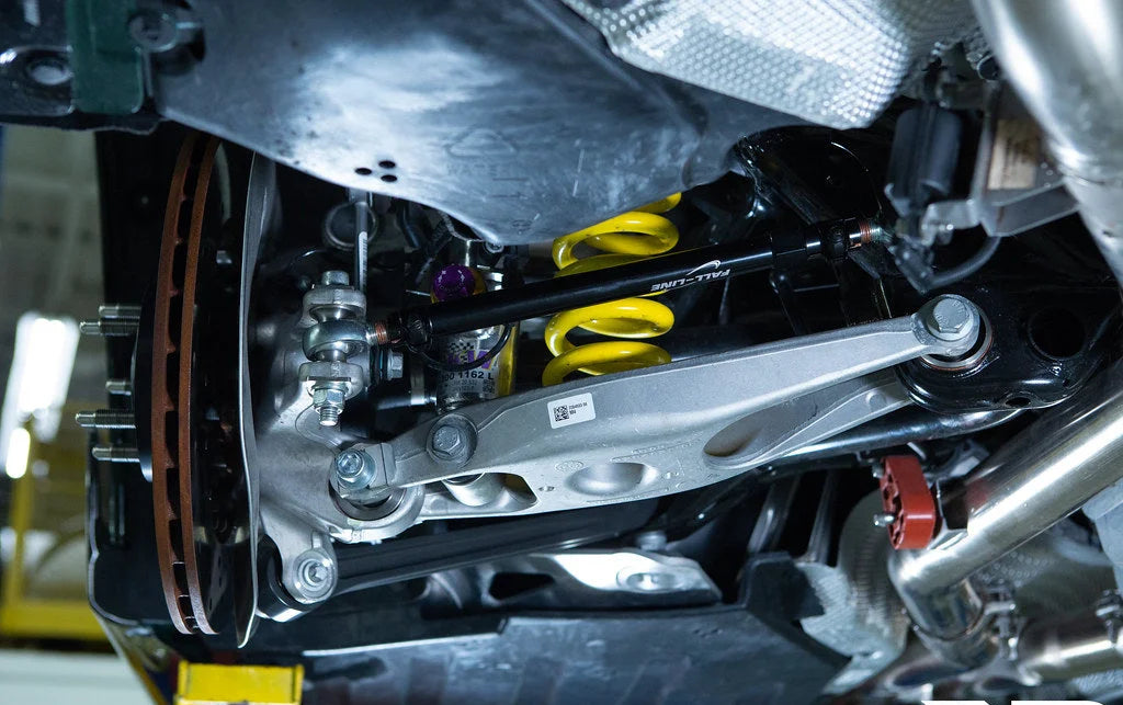 Fall-Line Motorsports G8x / F8x / E9x / E82 Rear Lower Control Arm Cup Subframe Bearing Set-Suspension-Silicon Valley Bimmer