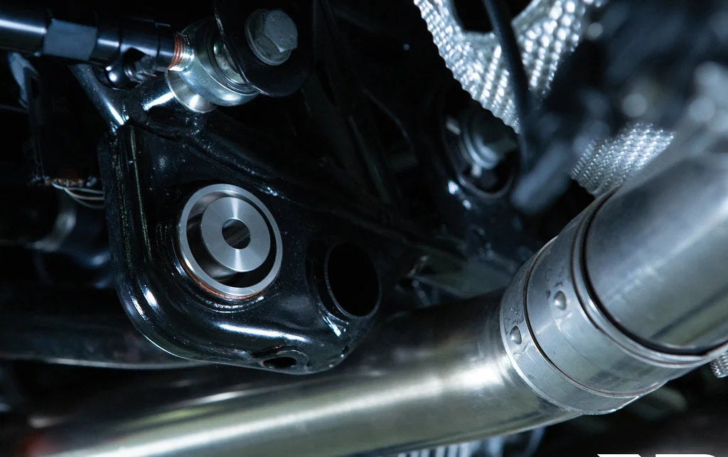 Fall-Line Motorsports G8x / F8x / E9x / E82 Rear Lower Control Arm Cup Subframe Bearing Set-Suspension-Silicon Valley Bimmer