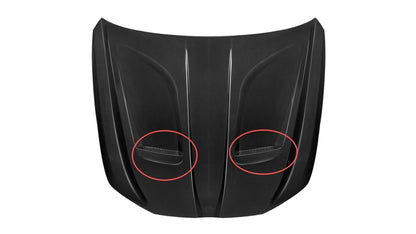 NWCarbon Haus G90 M5 SQ Style Dry Carbon Fiber Vented Hood Inlet and Trim
