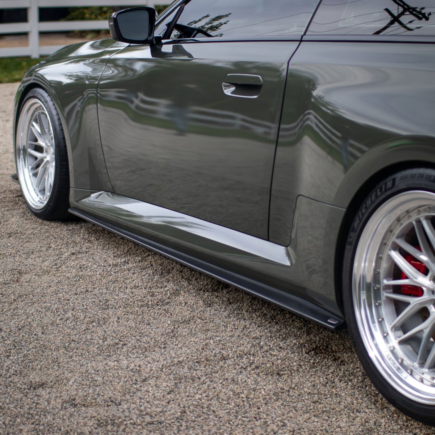 G87 M2 Suvneer Motorsports™ Carbon Fiber Side Skirt Extensions-Exterior-Silicon Valley Bimmer