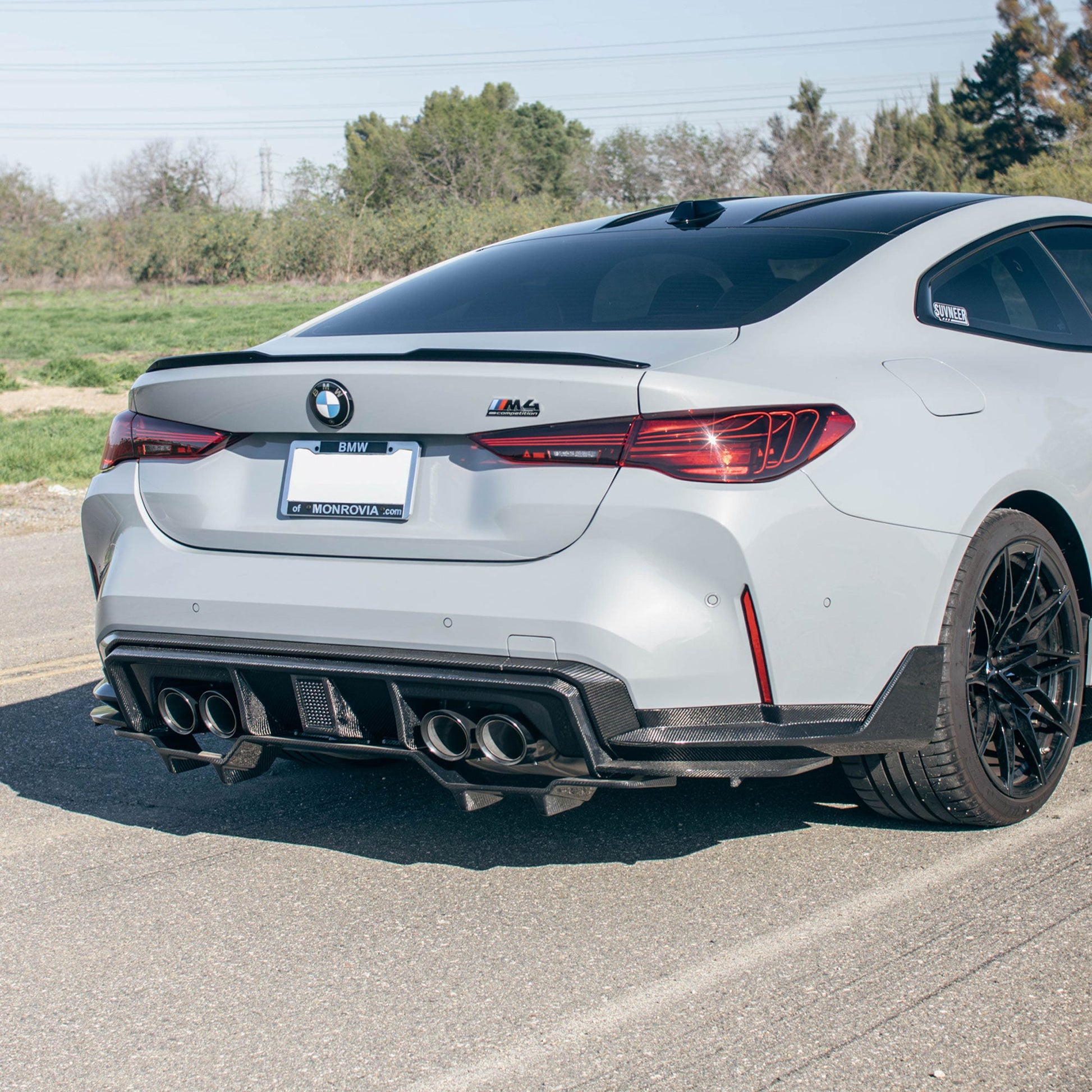 G8X M3/M4 Suvneer Motorsports™ Carbon Fiber Diffuser Undertray-Exterior-Silicon Valley Bimmer