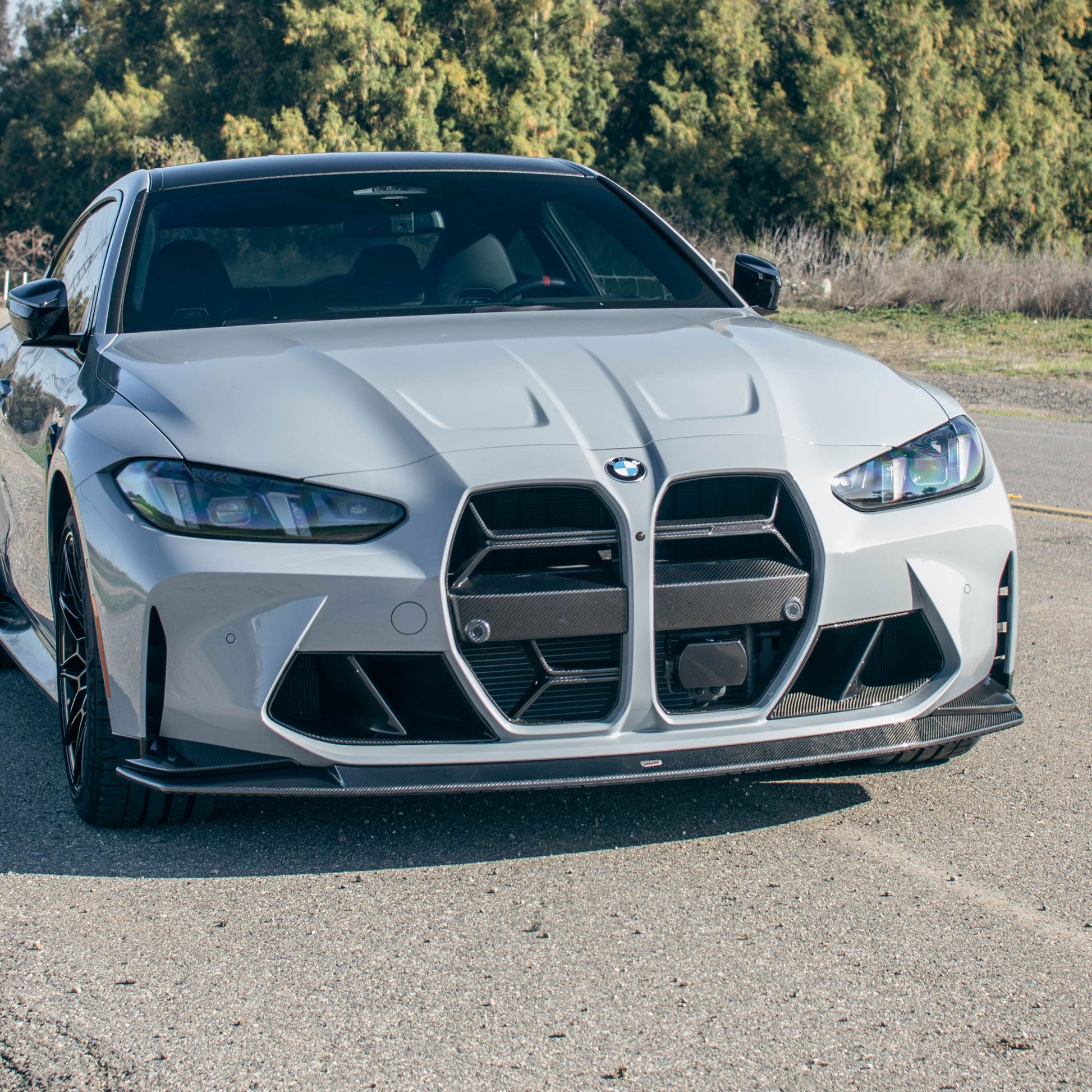 G8X Suvneer Motorsports™ Carbon Fiber Front Lip-Exterior-Silicon Valley Bimmer