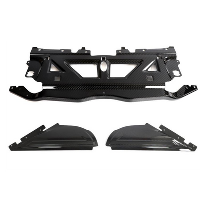 G8x 3-Piece Carbon Fiber Radiator Shroud-Exterior-Silicon Valley Bimmer