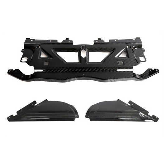 G8x 3-Piece Carbon Fiber Radiator Shroud-Exterior-Silicon Valley Bimmer