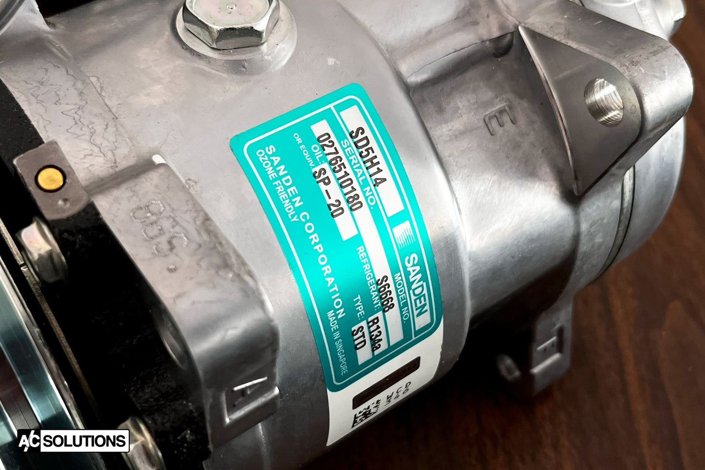 Genuine Sanden 508 (SD5H14) Compressor (standard)-Air Conditioning-Silicon Valley Bimmer