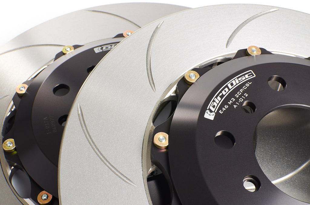 GiroDisc E46 M3 / E8X Z4M Front Rotor Set - 345mm-Brakes-Silicon Valley Bimmer