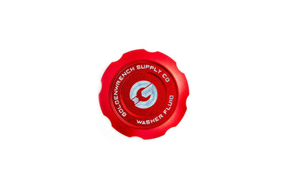 Goldenwrench Blackline Performance BMW M Car E9X / F95 / Mini Washer Fluid Cap - Edition Red-Exterior-Silicon Valley Bimmer