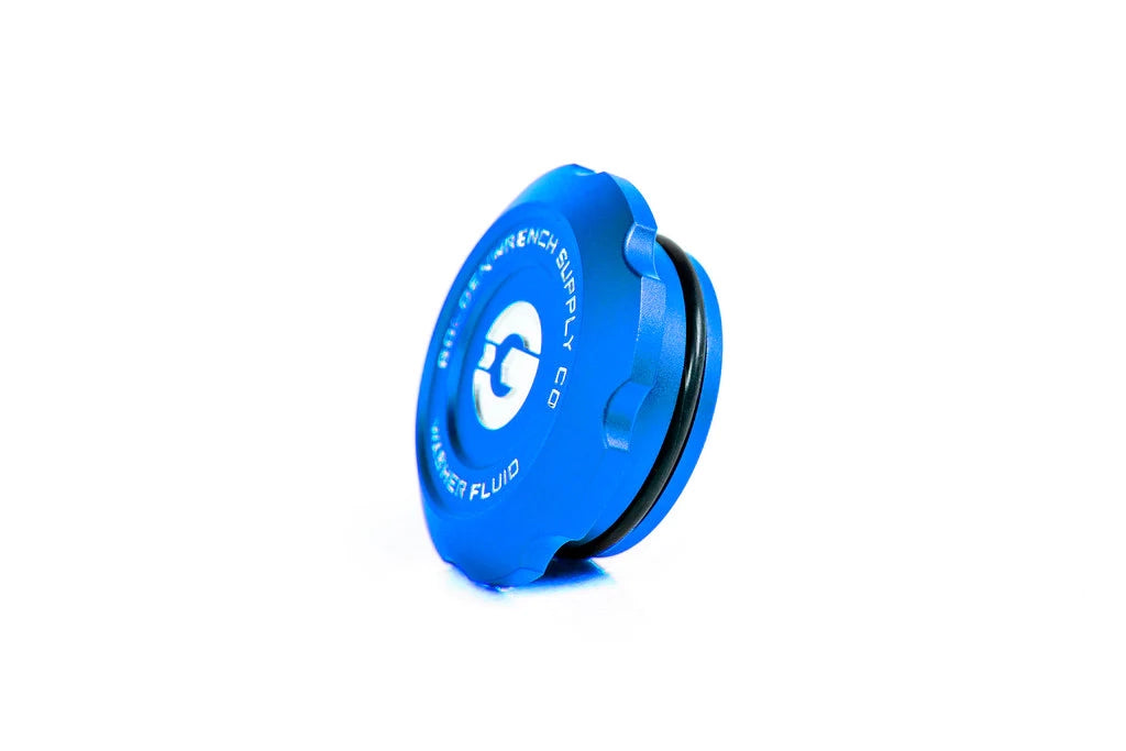 Goldenwrench Blackline Performance BMW M Car E9X / F95 / Mini Washer Fluid Cap - Motorsport Blue-Exterior-Silicon Valley Bimmer