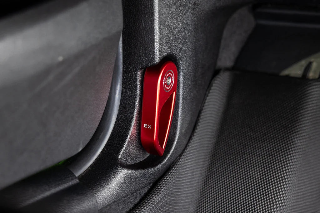 Goldenwrench Blackline Performance BMW M Car F-Chassis Hood Latch Handle - Edition Red-Interior-Silicon Valley Bimmer