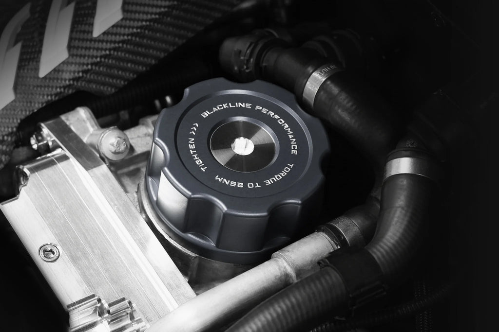 Goldenwrench Blackline Performance BMW M Car F-Chassis Oil Filter Housing Cap-Exterior-Silicon Valley Bimmer