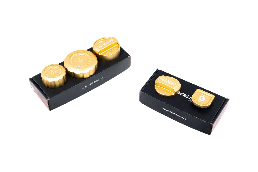 Goldenwrench Blackline Performance BMW M Car (S58) CCB Gold Cap Set-Exterior-Silicon Valley Bimmer