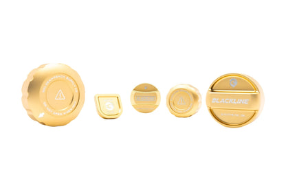 Goldenwrench Blackline Performance BMW M Car (S58) CCB Gold Cap Set-Exterior-Silicon Valley Bimmer