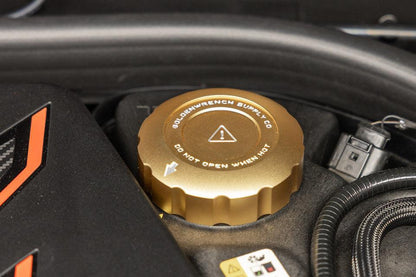 Goldenwrench Blackline Performance BMW M Car (S63 / S68) Engine Cap Cover Set - CCB Gold Cap Complete Set-Exterior-Silicon Valley Bimmer