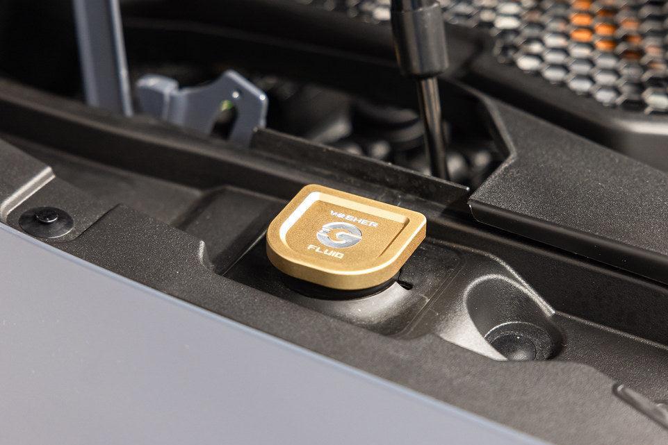Goldenwrench Blackline Performance BMW M Car (S63 / S68) Engine Cap Cover Set - CCB Gold Cap Complete Set-Exterior-Silicon Valley Bimmer